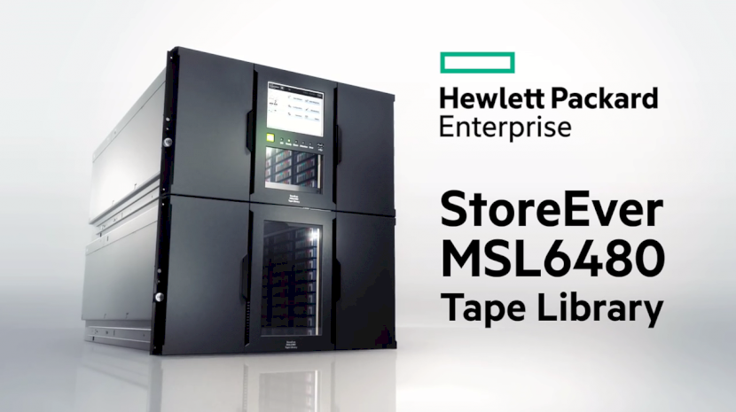 NEW: HP StoreEver MSL6480 Tape Library
